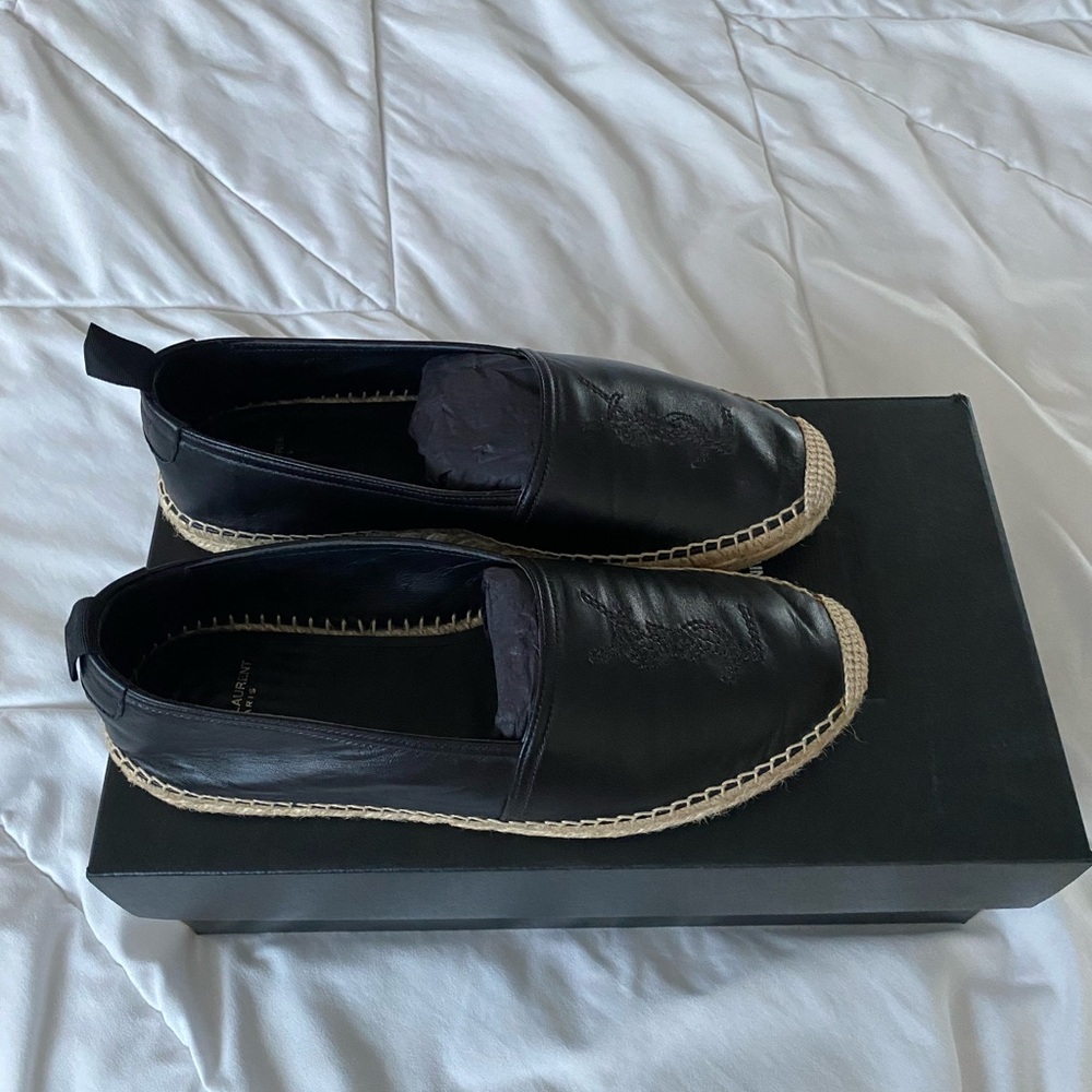 Saint Laurent leather espadrilles. Size 40 - Picture 4 of 7